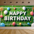 thumbnail image 6 of Decorative Design Birthday Banner Sports Theme Happy Birthday Banner for Birthday Party Celebration Event Decoration, 6 of 8