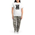 thumbnail image 4 of CafePress - This Is What 16 And Awesome Women's Light Pajamas - Women's Short Sleeve Print T-Shirt and Pants Light Cotton Pajama Set, 4 of 7