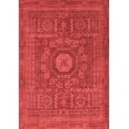 thumbnail image 1 of Ahgly Company Indoor Rectangle Abstract Red Modern Area Rugs, 7' x 9', 1 of 4