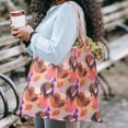 thumbnail image 2 of Bolso de compras ecológico plegable para mujer, bolsa de mano de moda, reutilizable, para frutas y verduras, organizador de comestibles, 2 of 4