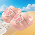 thumbnail image 2 of purcolt Slides for Kids 5-12 Years, Closed Toe Non-Slip House Slippers Bathroom Beach Pool Shower Shoes Quick Dry Cushioned Thick Sole Sandals for Indoor and Outdoor, 2 of 3