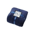 thumbnail image 2 of Navy Sherpa King Blanket 108X90 100% Polyester, 2 of 5
