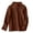 Brown, variant on Toddler Soft Thick Crewneck Tee Tops Girls Comfort Basic Long Sleeve T-Shirt Toddler Shirt