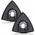 thumbnail image 1 of Almohadillas de lijado triangulares universales, correa de velcro, para multiherramienta oscilante para lijado de madera, 2 uds., 1 of 4