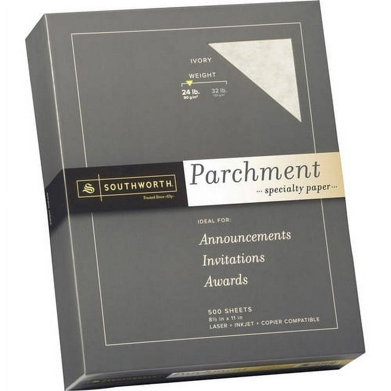 Southworth Parchment Specialty Paper - Letter - 8 1/2 Southworth Parchment Specialty Paper - Letter - 8 1/2