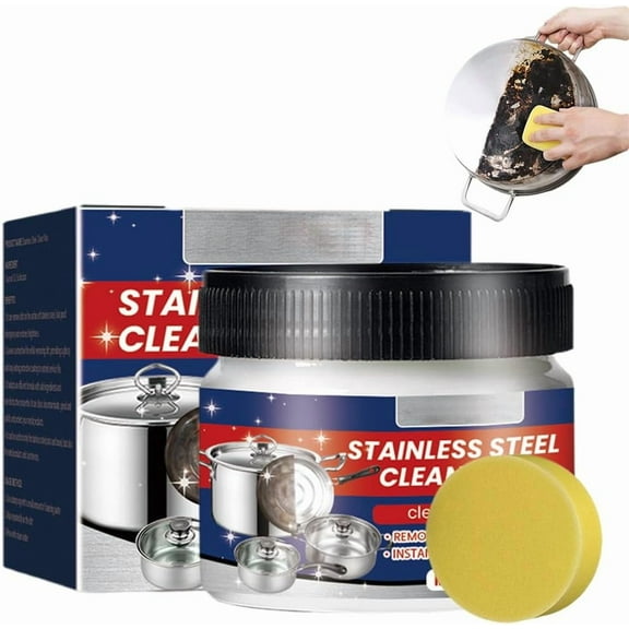 Stainless Steel Scratch Remover for Appliances, 2025 New Magical Nano-Technology Stainless Steels Cleaning Paste,Stainless Steel Scratch Remover (1PCS)