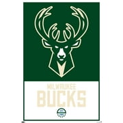 NBA Milwaukee Bucks - Logo 21 Wall Poster, 22.375" x 34"