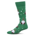 thumbnail image 2 of MeMoi Men's "Gnome For The Holidays" Christmas Novelty Crew Sock - Mens - Male, 10-13, Green, 2 of 7