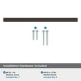 thumbnail image 5 of Amerock Merced 7-9/16 inch (192mm) Center-to-Center Oil-Rubbed Bronze Cabinet Pull, 5 of 7