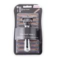 thumbnail image 3 of 3-layer Stainless Steel Blade For Daily Face Care Men Razor Washable For Travel For Home Shaver Manual Shave Razors, 3 of 6