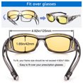 thumbnail image 4 of TINHAO Sunglasses Fit Over Glasses for Men Women, Wrap Around Sunglasses Polarized 100% UV Protection Driving, 4 of 7