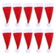 thumbnail image 1 of Bolsas portacubiertos de Navidad, tema festivo, sombrero de Papá Noel, adorno para el hogar, 10 Uds., 1 of 2