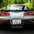 thumbnail image 6 of Wolf Pattern Grey License Plate Frame, Aluminum Car Tag Frames, 2 Pack Universal Car License Plate Covers with 2 Holes and Screws Decorative, 6 of 7