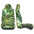 thumbnail image 4 of ZICANCN Car Seat Covers Front Seats Only,Tropical Leaf Watercolor Automotive Seat Covers Protectors for Cars Trucks Suv 2 Pack, 4 of 8
