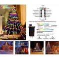 thumbnail image 2 of elitegadget Christmas Star String Lights - 355 LEDs Star Waterfall Light Christmas Enchanting Fairy String Lights + Remote Control For Outdoor Indoor Garden Yard Party Decoration (Multi-Color), 2 of 5