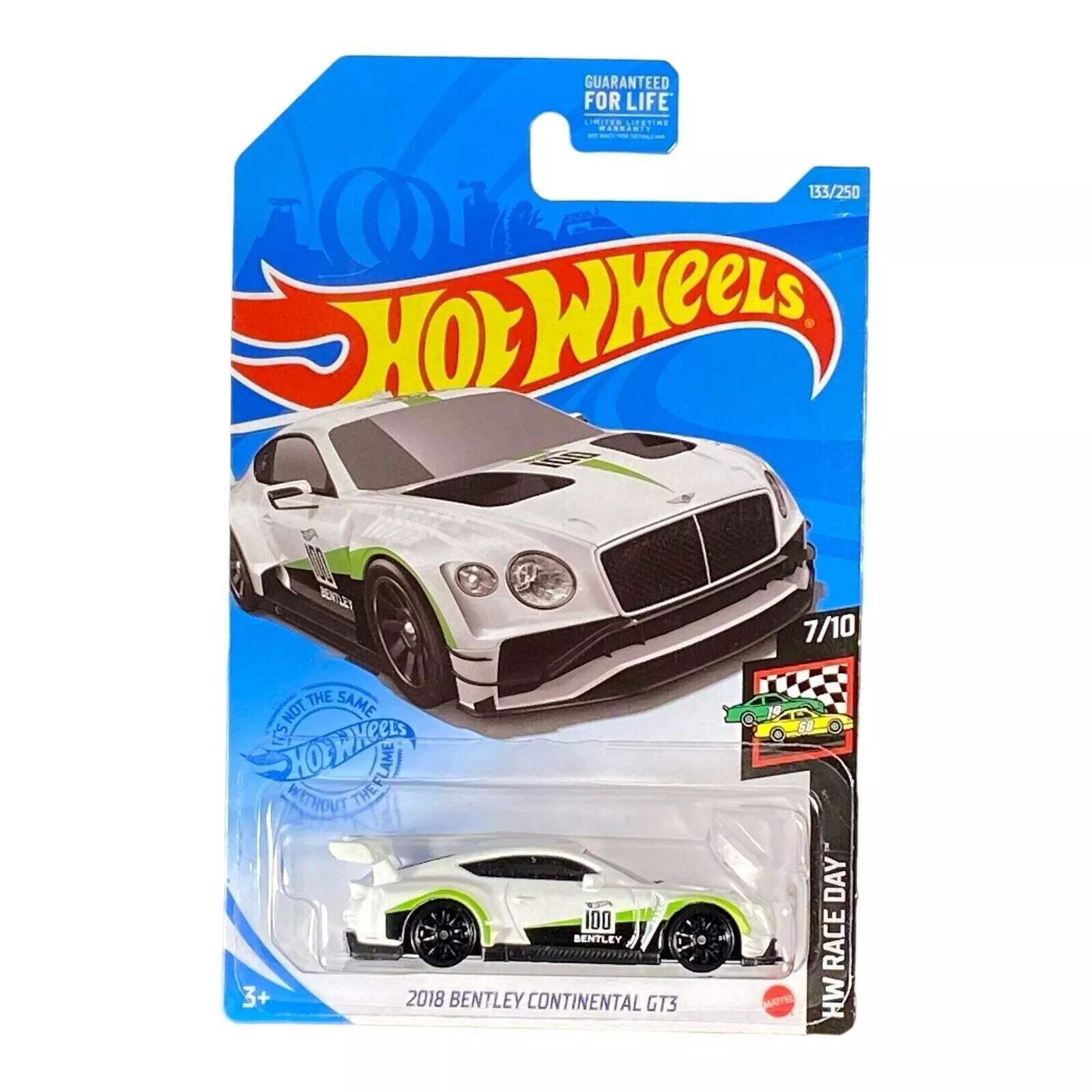 Hot Wheels HW Race Day 7/10 (2020) White 2018 Bentley Continental