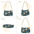 thumbnail image 7 of FORMRS Womens Shoulder Bag with Chain Strap Clutch Purse Cute Tote Handbag, Blue Oranges, 7 of 7