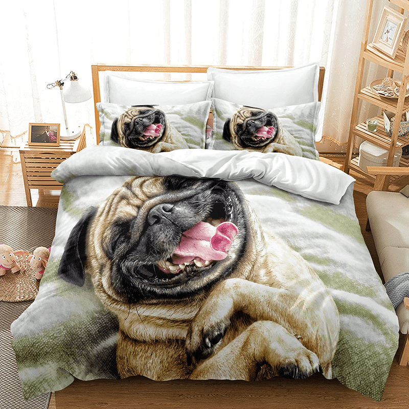 Pug twin 2025 sheet set