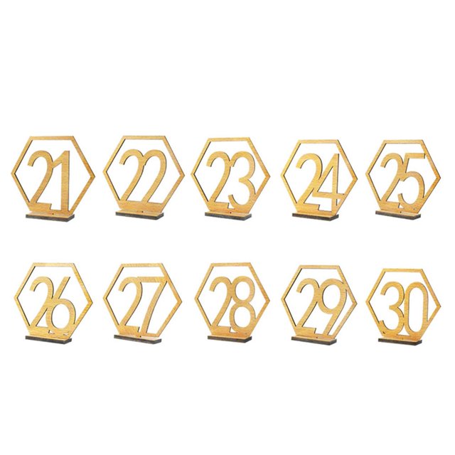 10Pcs Wedding Birthday Party Decoration Wooden Table Number Freestanding Dining Hall Custom Antique Cards Welcome Signs