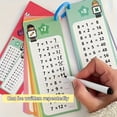thumbnail image 4 of 0-12 Multiplication Table Cards, Self-Checking Math Learning Tool, Educational Arithmetic Practice Cards for Home Schooling and Teaching Aids, 4 of 8
