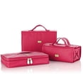 thumbnail image 3 of JOY Super Chic Jewel Kit and 2 Better Beauty Cases Roll up Organizer ~ Pink, 3 of 5