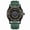 Black and green belt, variant on Magnetic levitation men's watch, personalized, simple and creative, glass-free, waterproof, tech-fashion quartz watch for men
