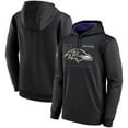 thumbnail image 1 of Men's Baltimore Ravens Black Sideline Logo Performance Pullover Hoodie, 1 of 3