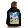 thumbnail image 3 of Mickey Mouse Women’s Front Back Graphic Pullover Hoodie, Size XXS-XXL, 3 of 4