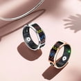 thumbnail image 1 of Touch Screen Ring, Multiple Sports Modes Step Counting Smart Ring Gold 5ATM Splash Proof  for Daily Use 8,9,10,11,12, 1 of 7