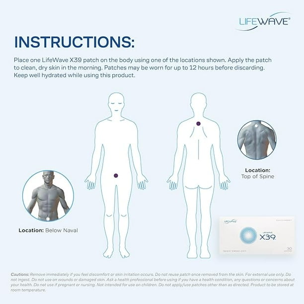 X39 Patches Lifewave Stem Cell Therapy, Activate, Regenerate! 30