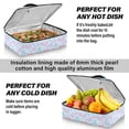 thumbnail image 5 of Iauyy Casserole Carrier for Hot Food Insulated Casserole Travel Carry Bag with Lid Food Warmer Bag for Party/Picnic,Light-colored Butterflies, 5 of 7
