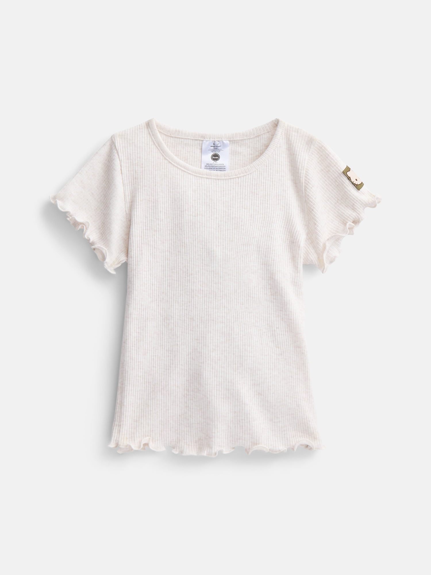 Hello Kitty Toddler Girls Short Sleeve Tee and Cotton Skirtall Set, 2 Piece, Sizes 12M-5T