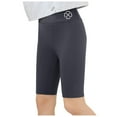thumbnail image 2 of Zshosam Girls Bike Shorts Girls' Athletic Bike Shorts, Dance Yoga Running Soccer Kids Compression Shorts with Pockets (Grey,5-6 Years), 2 of 5