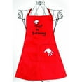 thumbnail image 2 of Manual Woodworkers and Weavers Child's Chef in Training Apron Red, 2 of 2