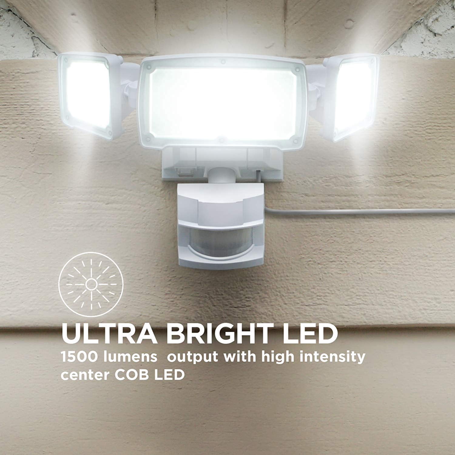 Home Zone Security Motion Sensor Outdoor Light – Solar Outdoor ...