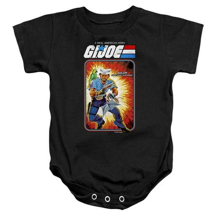 

Trevco HBRO920-SS-2 G.I. Joe & Shipwreck Card-Infant Snapsuit Black - Medium - 12 Month
