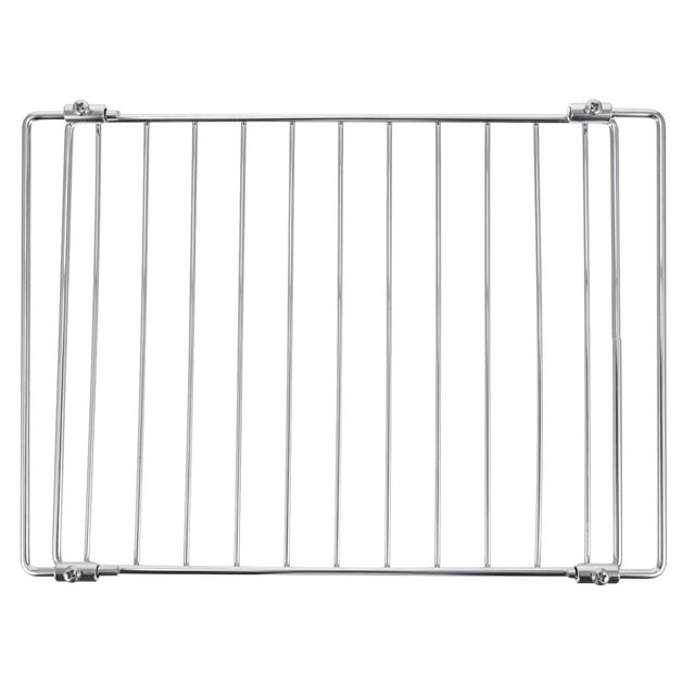 KAKOWELY Grille de Four Électrique pour la Maison Grille de BBQ Grille en Fil en Acier Inoxydable Argent,9.45"X7.48"X0.2"