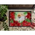 thumbnail image 3 of Carolines Treasures CK1330MAT Pomeranian Poinsettas Door Mat Indoor Rug or Outdoor Welcome Mat 18x27 Doormat  27"L x, 3 of 4