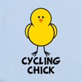 thumbnail image 2 of CafePress - Cycling Chick Infant Bodysuit - Baby Light Bodysuit, Size Newborn - 24 Months, 2 of 4