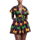 thumbnail image 3 of SAYOO Mujeres DIY Short Romper, Adultos Casual Suelto Cintura Alta Impresión Digital Vendaje Playsuit SAYOO Moda, 3 of 9