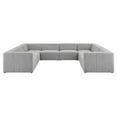 thumbnail image 2 of Modway Bartlett Upholstered Fabric 8-Piece Sectional Sofa in Light Gray, 2 of 10