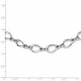 thumbnail image 4 of Auriga 14k White Gold Fancy Link Necklace 18inch for Women, 4 of 6