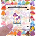 thumbnail image 6 of 35pcs-50pcs Colorful Mushroom Stickers Nature Cartoon Stickers Fantasy Stickers for Laptops Phones Suitcases, 6 of 9