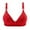 Red, variant on Hfnxid Womens Bras No Underwire Full Support Comfortable Bra Unppaded Everyday Bra Adjustable Strap Underwear for Women