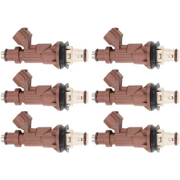 Fuel Injector Set 6 Piece - Compatible with 1999 - 2002 Toyota 4Runner 3.4L V6 2000 2001