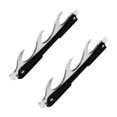 thumbnail image 3 of pitrice 2pieces Samurai Wakizashi Tanto Holder Wall Mount Rack For Martial Arts Collection Hanger Holder Bracket Display Rack black 3 layer, 3 of 6