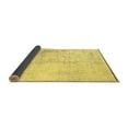 thumbnail image 2 of Ahgly Company Indoor Rectangle Solid Yellow Modern Area Rugs, 5' x 8', 2 of 4