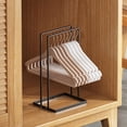 thumbnail image 3 of Large Capacity Hanger Stacker Rack Adults and Children Stainless Steel Detachable Hanger Storage Organizer Space-saving Clothes Hanger Holder for Home Laundry Closet, 3 of 7