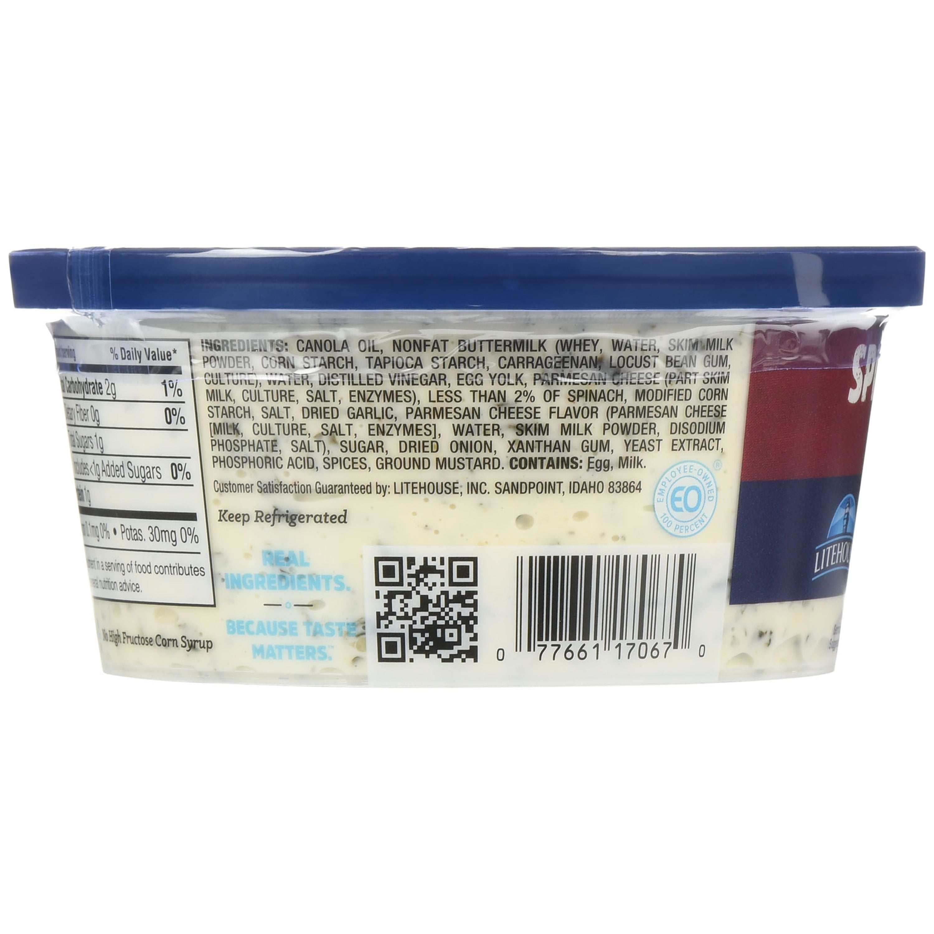 Litehouse Spinach Parmesan Dip 12fo