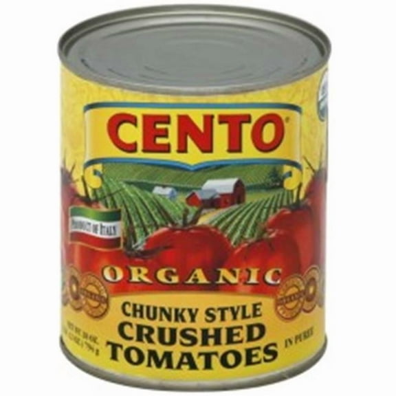 Cento 28 oz Tomato Crushed Organic - Pack of 6